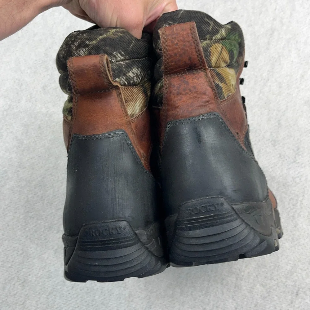 Rocky 800 Grams Gore-Tex Camo Boots Mens Size 12 Insulated Thinsulate
